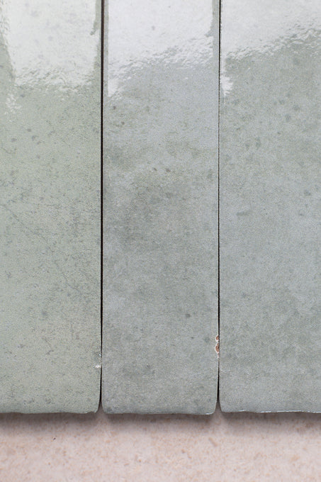 Luella Powder Blue Gloss Metro Tiles - Second Selection