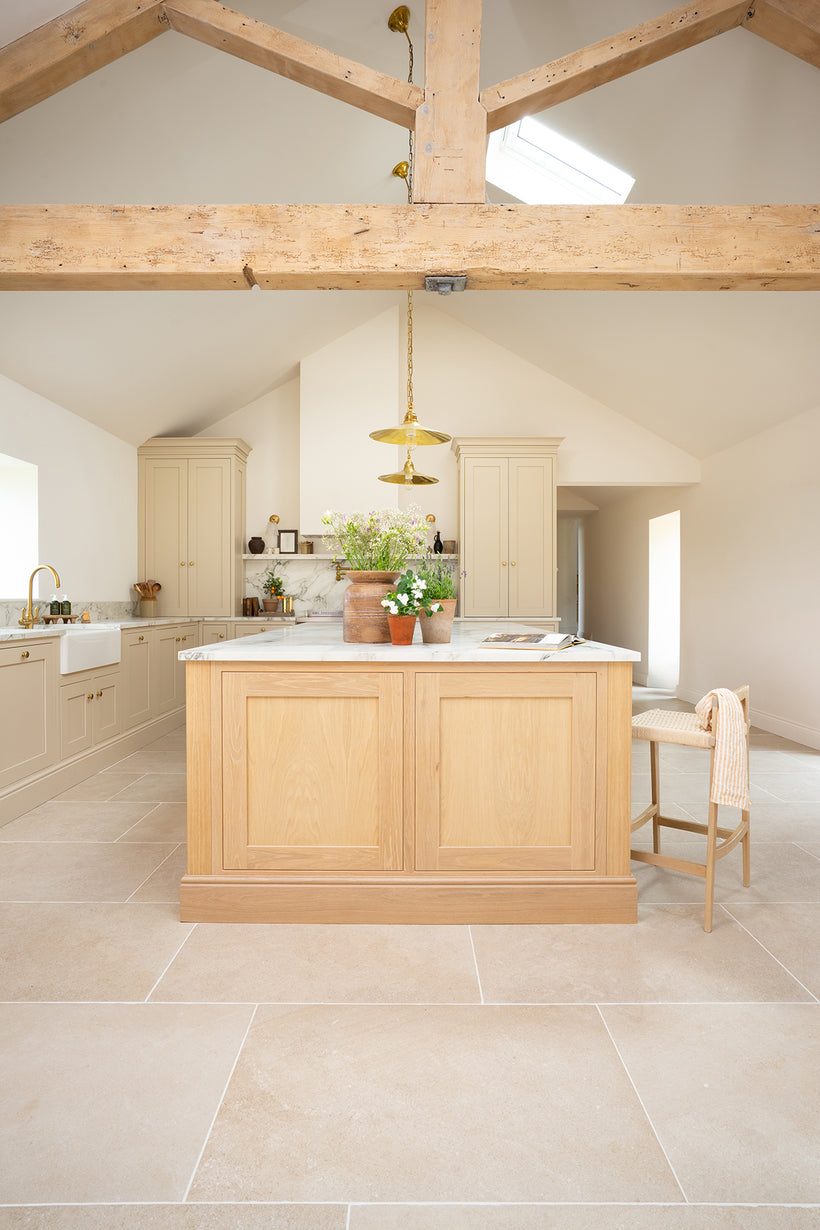 Lullington Beige Stone Effect Porcelain Tiles