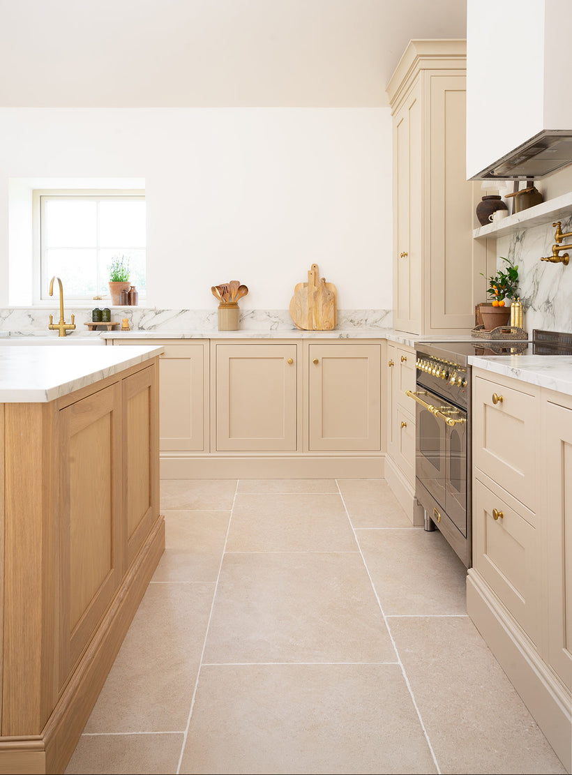 Lullington Beige Stone Effect Porcelain Tiles