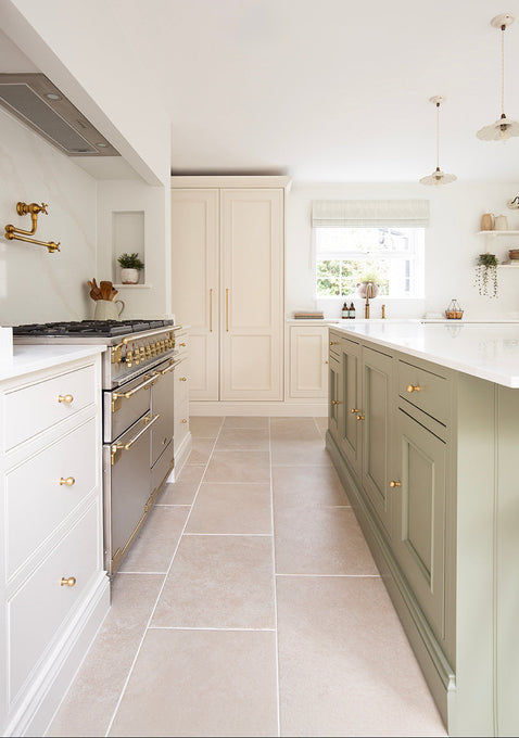 Lullington Beige Stone Effect Porcelain Tiles