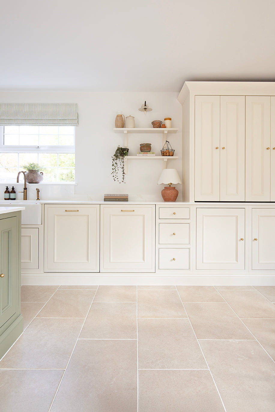 Lullington Beige Stone Effect Porcelain Tiles