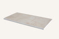 Monte Carlo Tumbled Limestone Bullnose Step