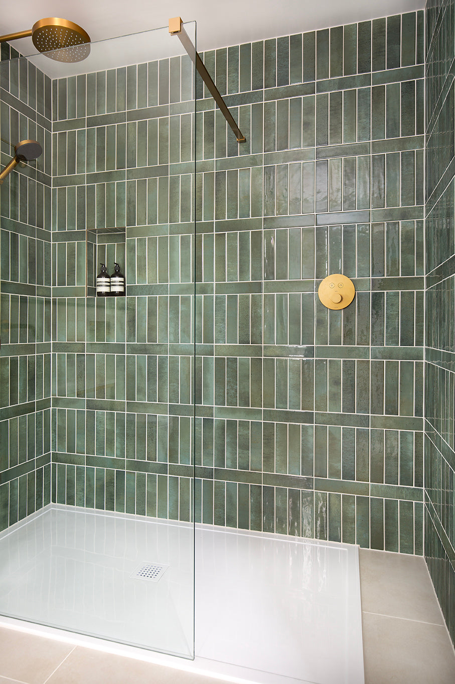 Nori Forest Gloss Metro Tiles