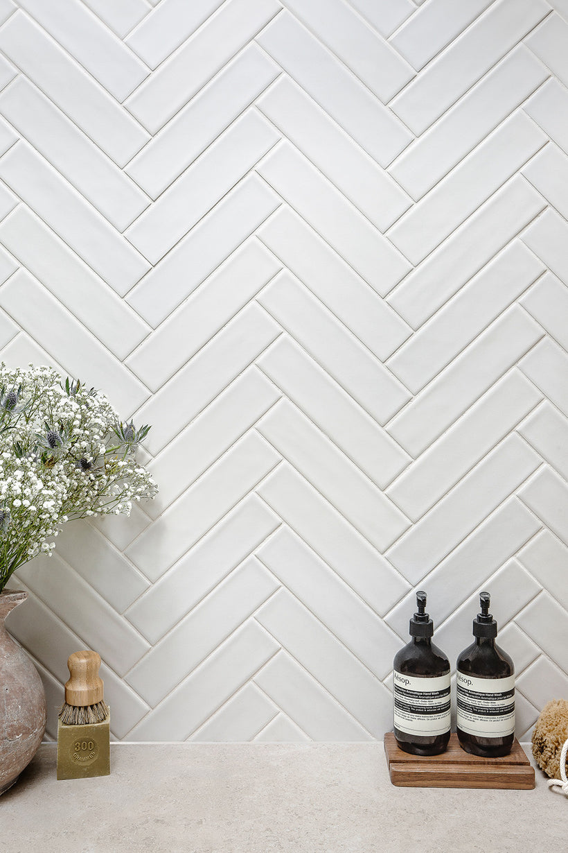 Nori Matt White Metro Tiles