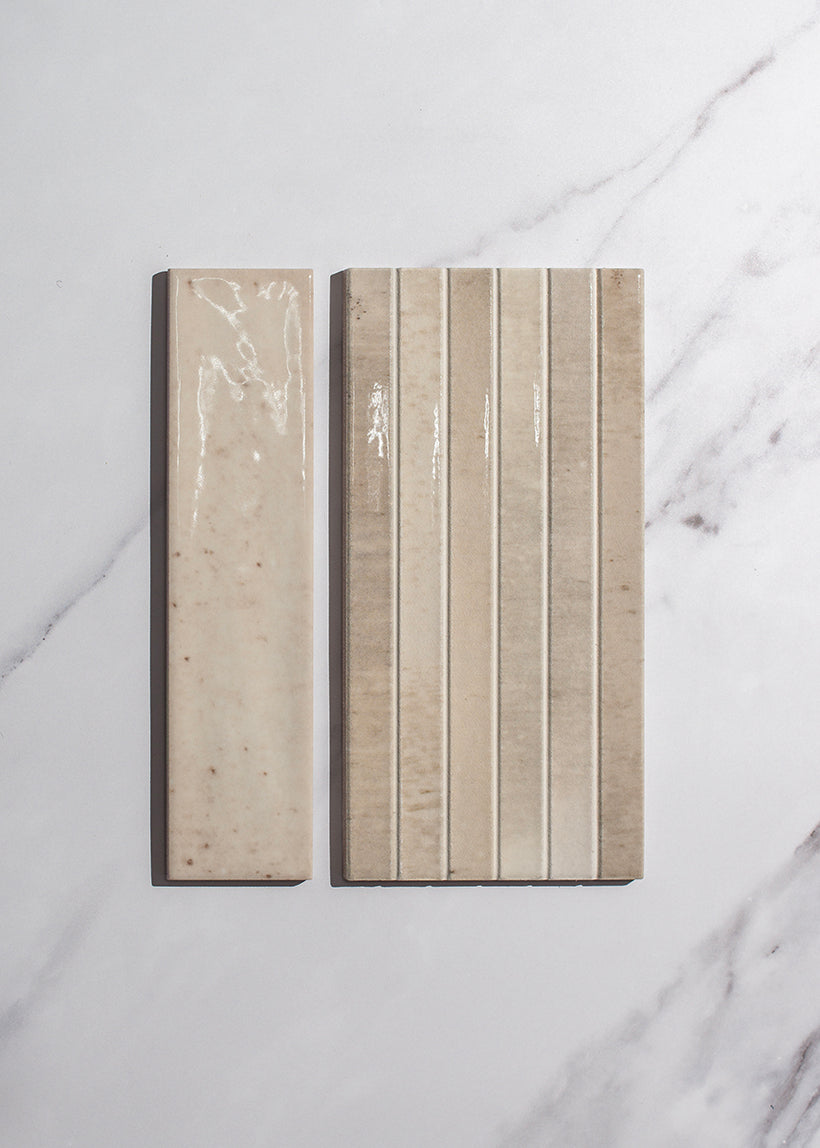 Nori Sand Gloss Stick Tiles