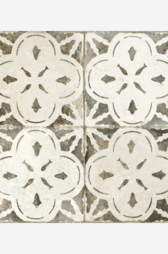 Ophelia Ebony Patterned Ceramic Tiles