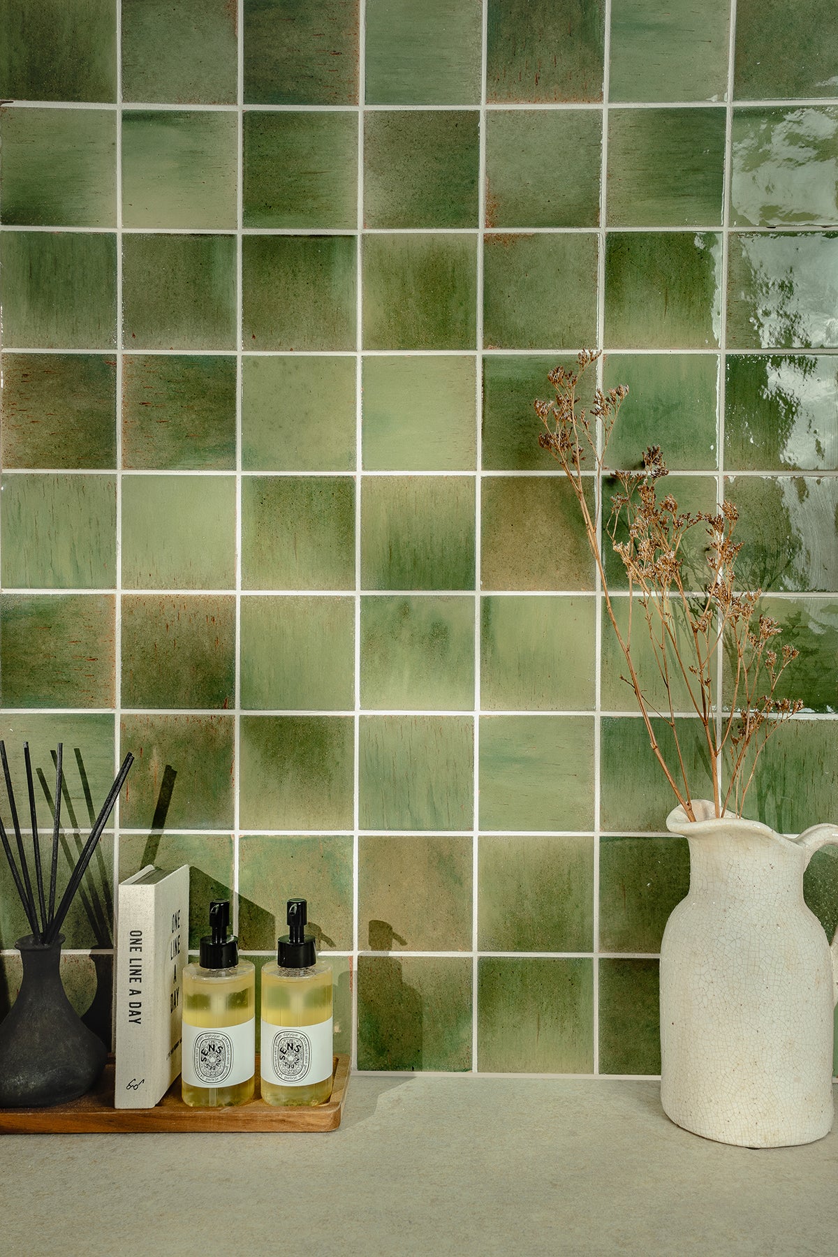 Oriva Verde Square Decorative Tiles