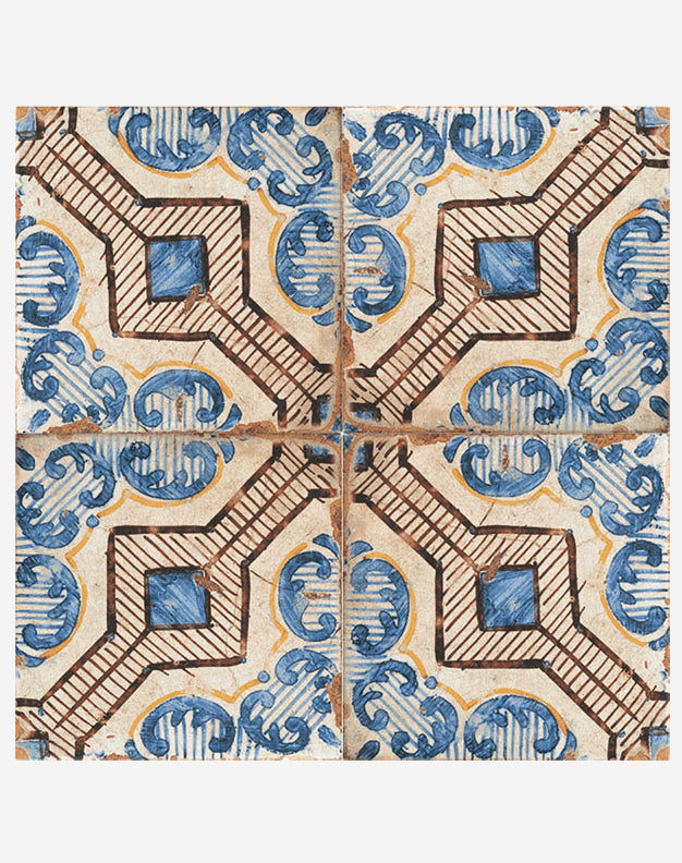 Pamplona Azul Patterned Porcelain Tiles