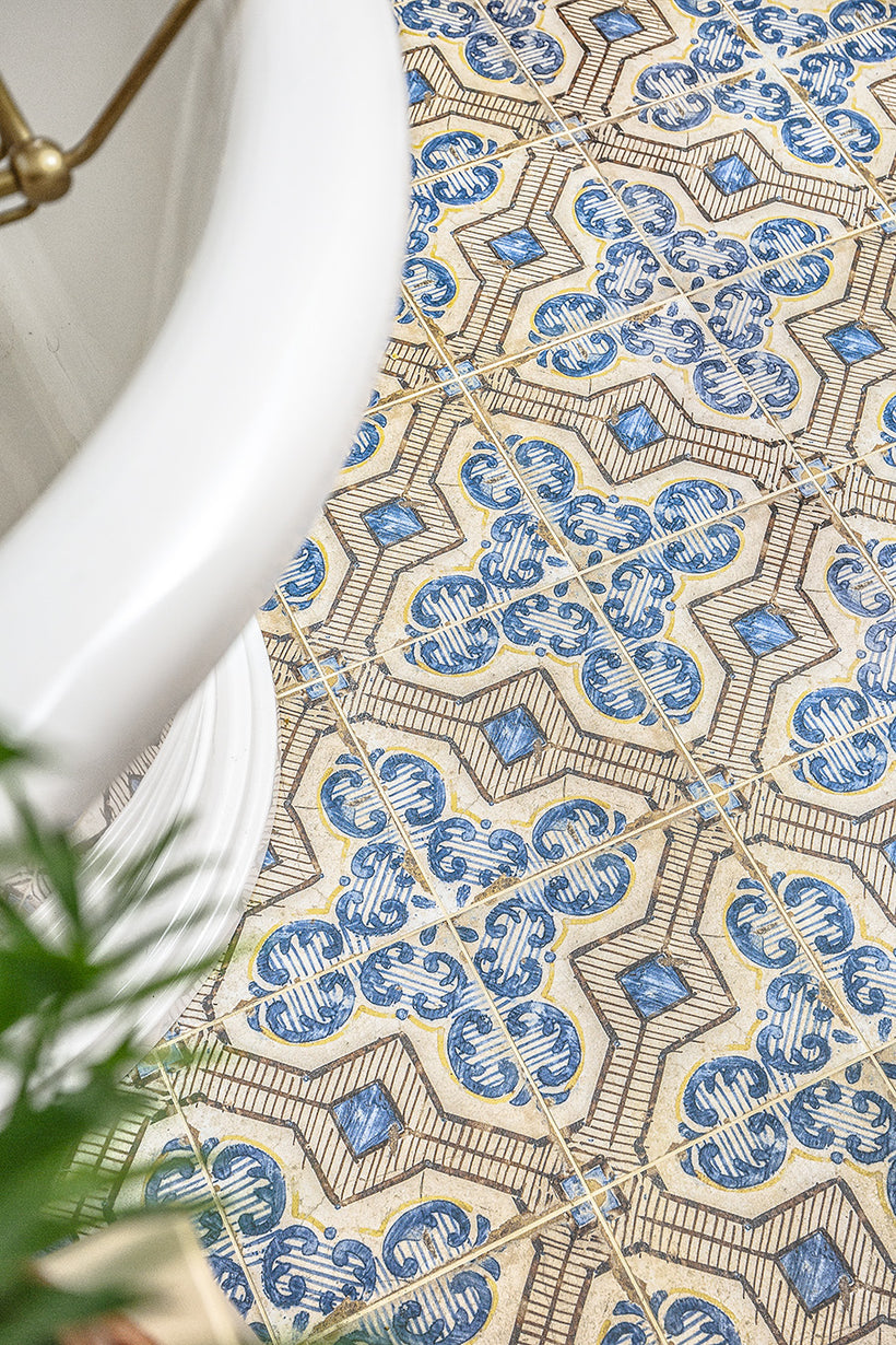 Pamplona Azul Patterned Porcelain Tiles