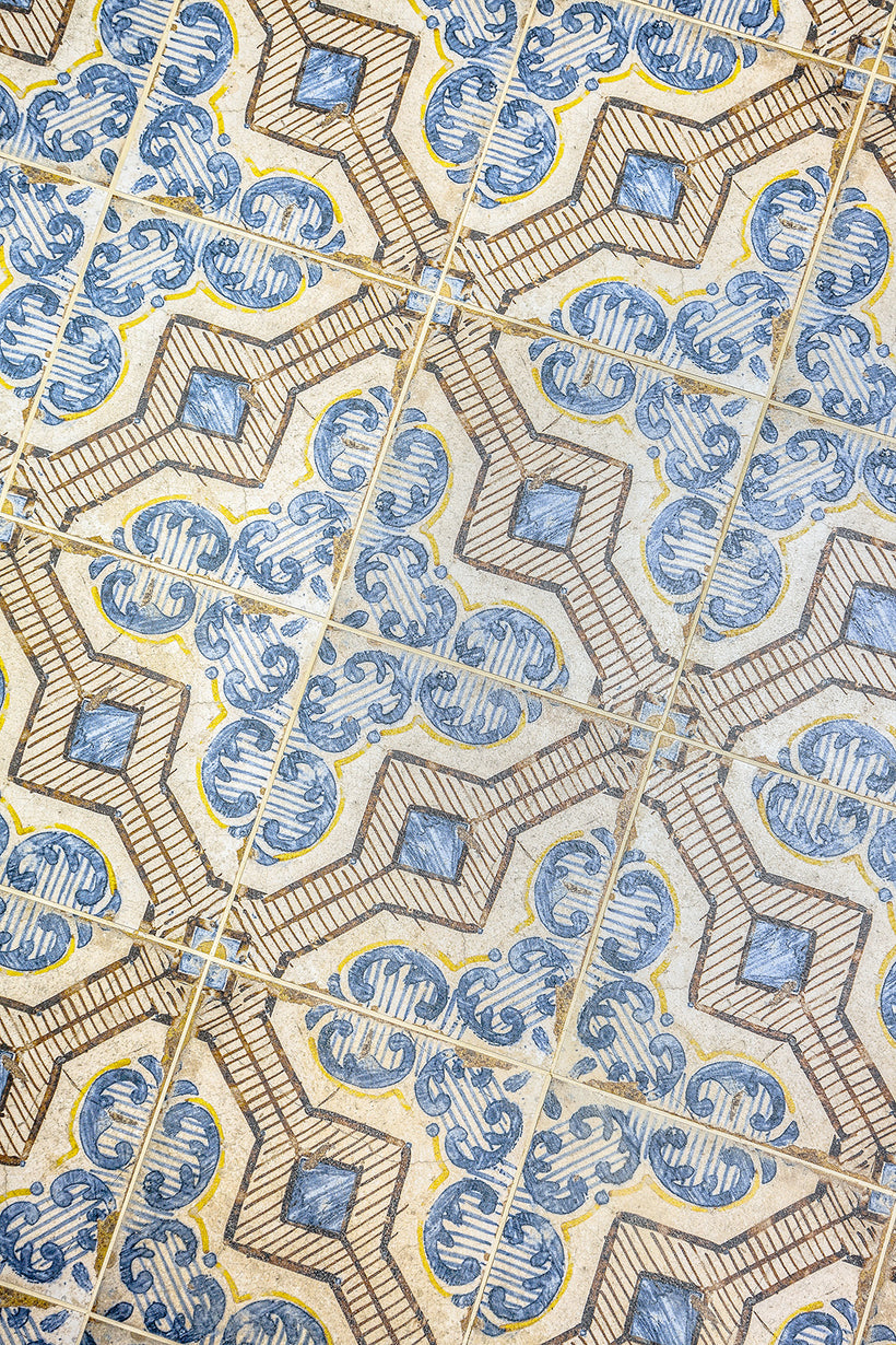 Pamplona Azul Patterned Porcelain Tiles