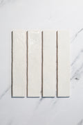 Pigment Enamel White Metro Tiles