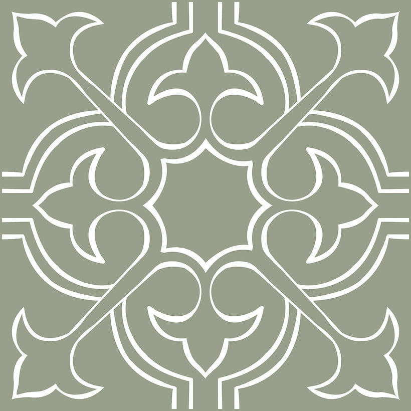 Porto Pastel Green Decorative Porcelain Tiles