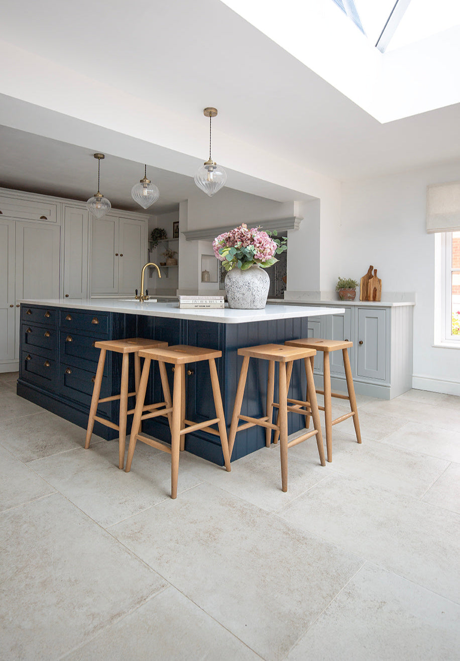 Provence Crema Stone Effect Porcelain Tiles