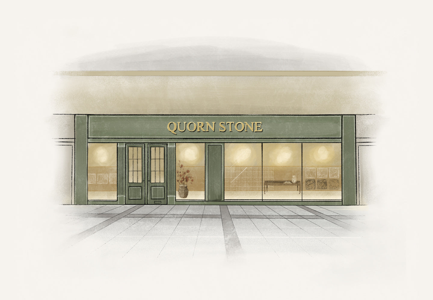 Tile Shop Solihull, Birmingham Quorn Stone