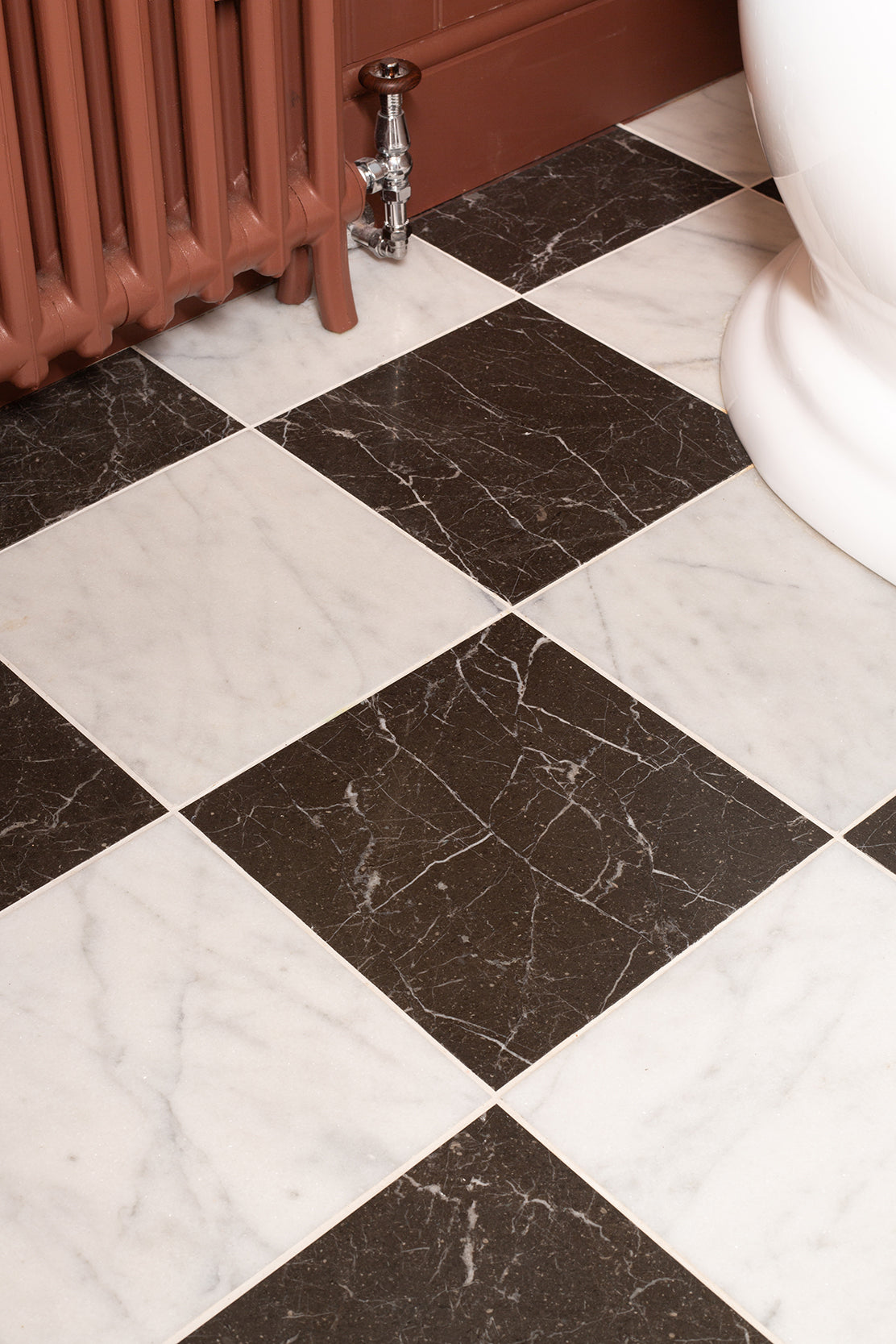 Riviera Black Honed Marble Tiles