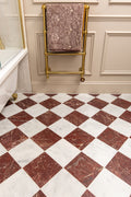 Riviera Burgundy Honed Marble Tiles