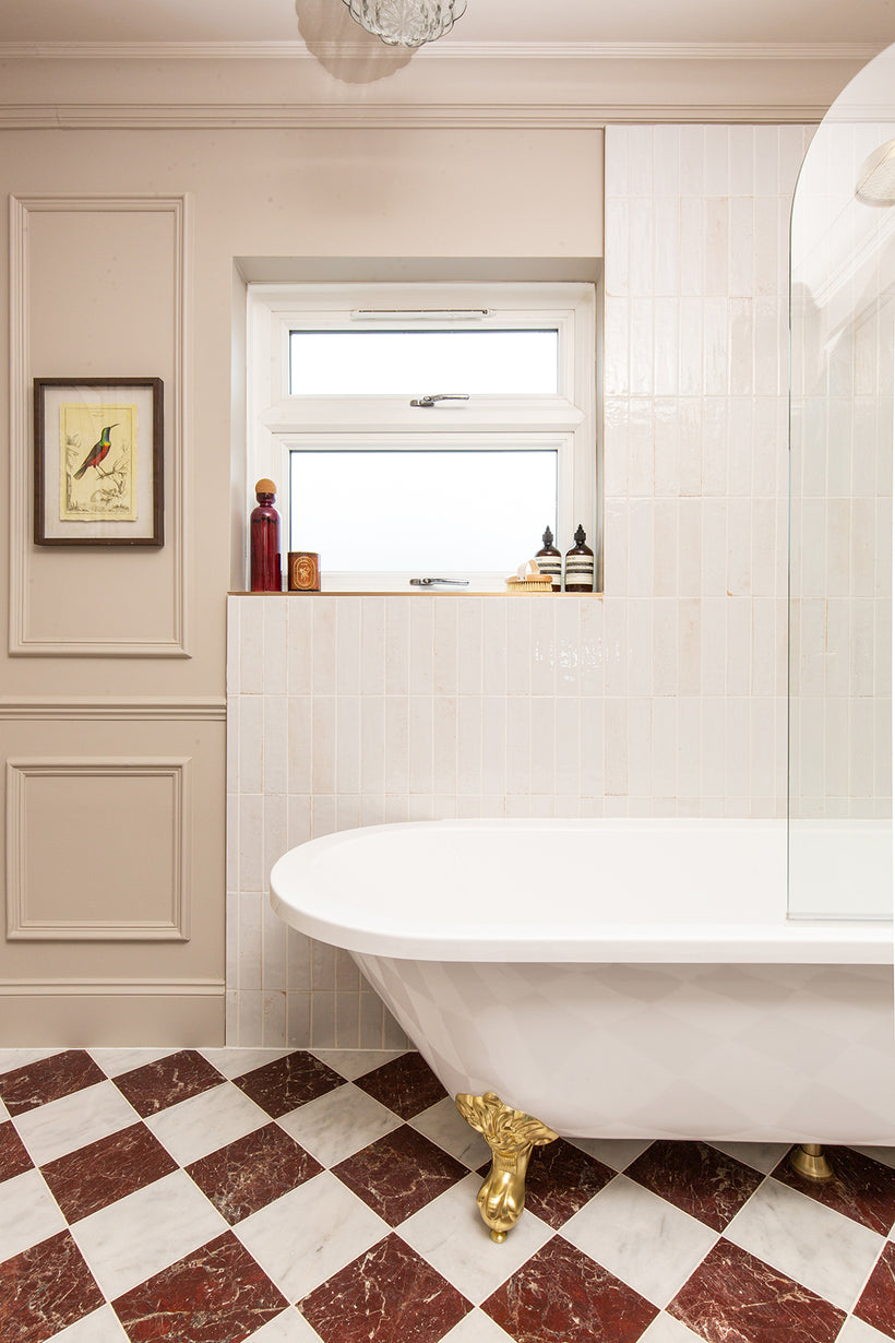 Hockley Antiqued White Metro Tiles