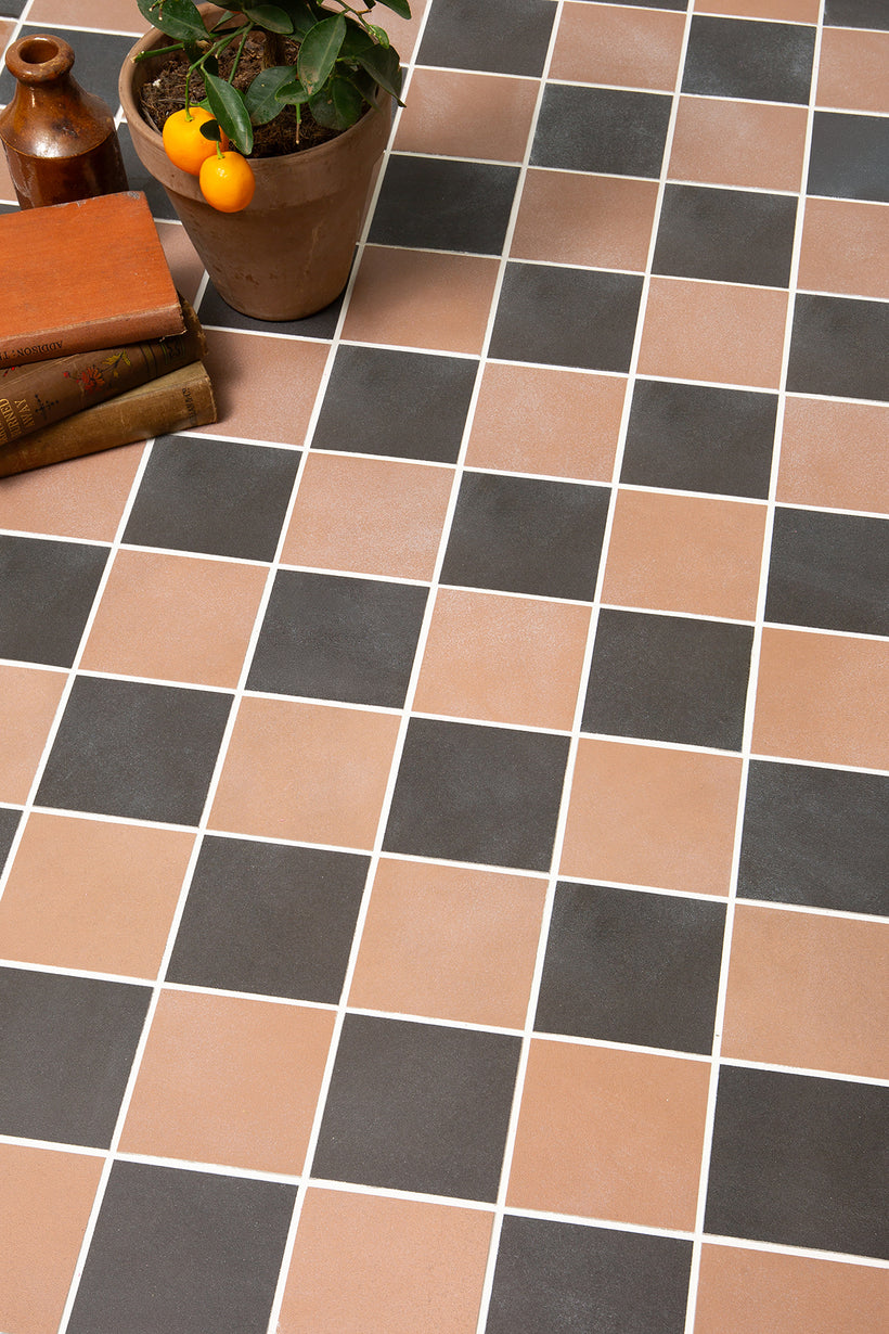 Rosamund Black & Clay Victorian Chequerboard