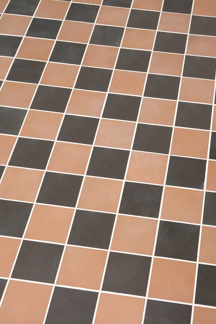 Rosamund Black & Clay Victorian Chequerboard