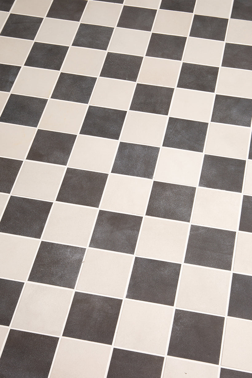 Rosamund Black & White Victorian Chequerboard