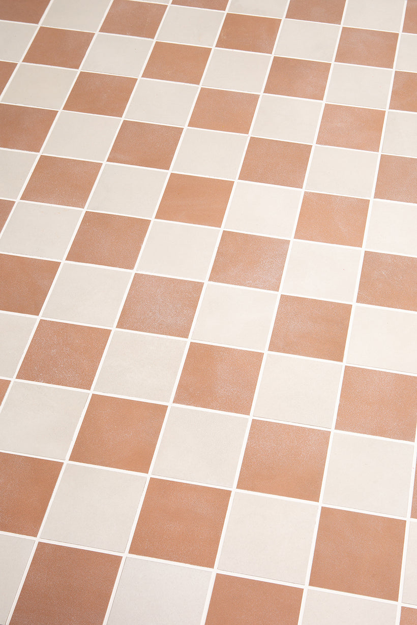 Rosamund White & Clay Victorian Chequerboard