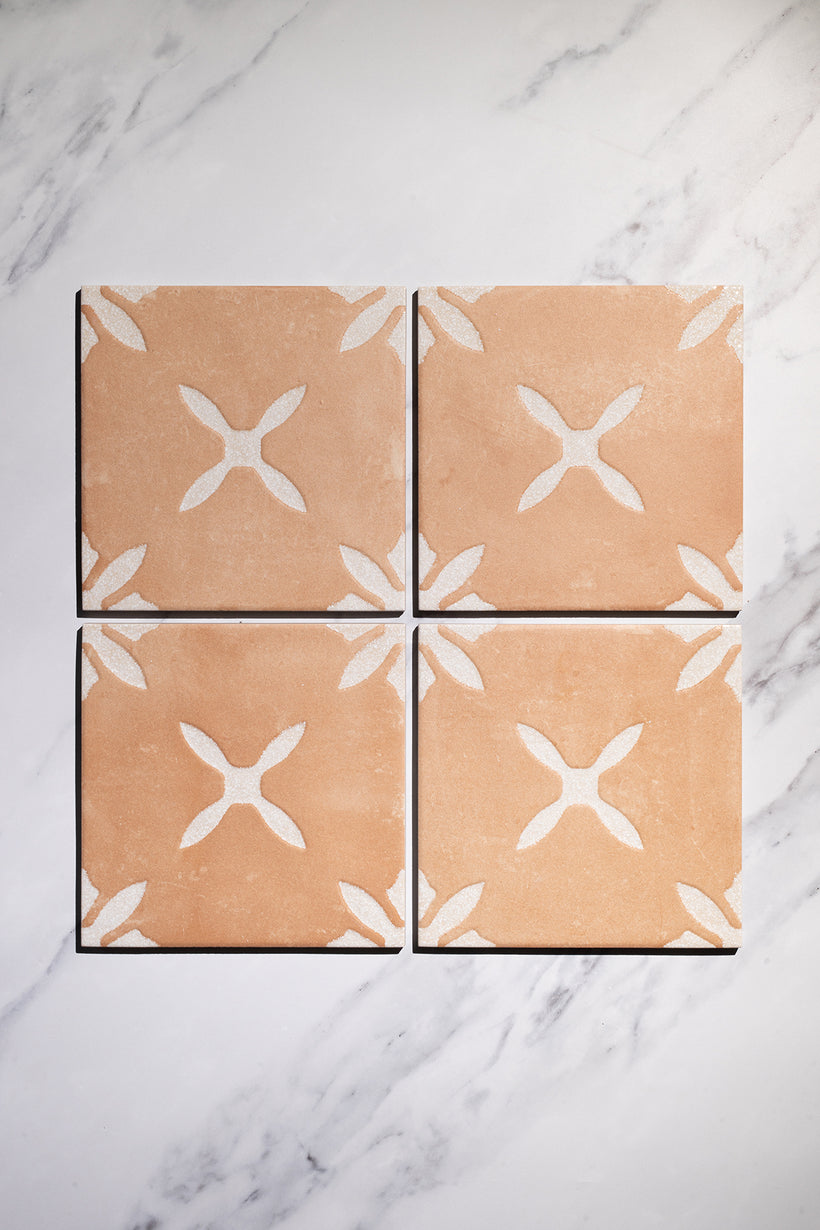 Salamanca Cotto Decor Square Terracotta Effect Tiles - Second Selection
