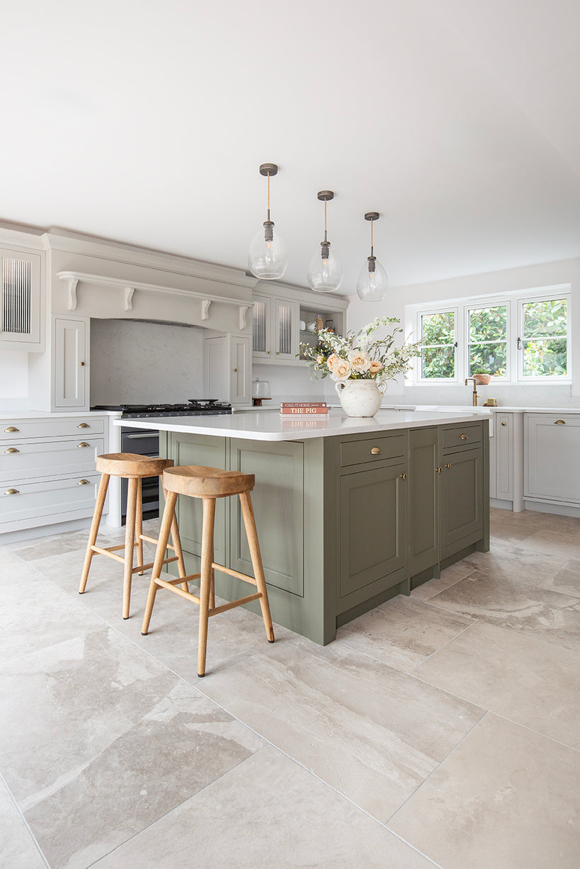 Silver Cloud Softly Worn Limestone Tiles