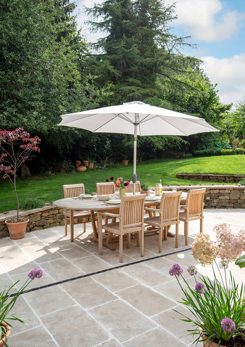 Sorrento® Aged Tumbled Limestone Paving