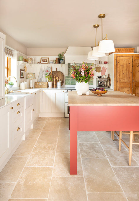 Sorrento® Aged Tumbled Limestone Tiles