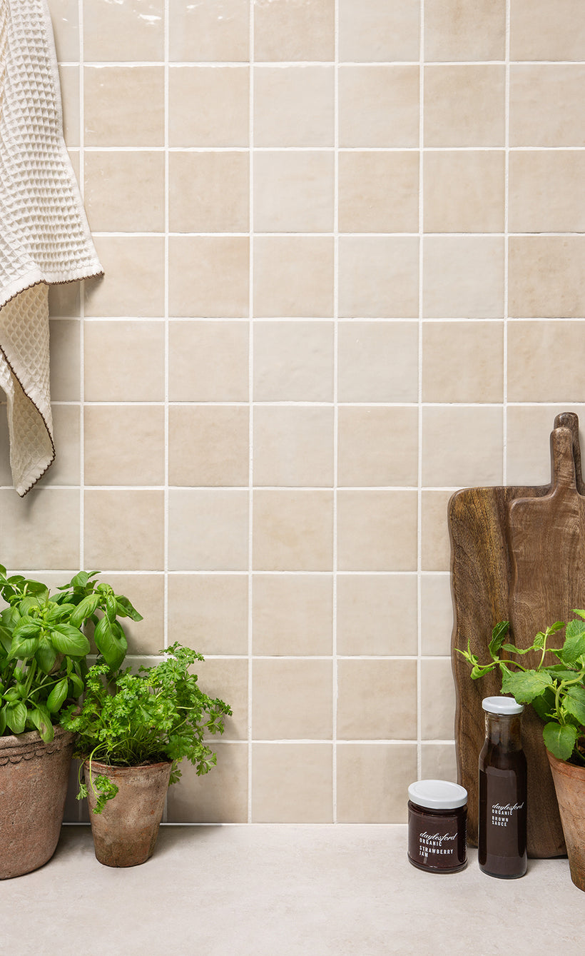 Tangier Blanched Almond Gloss Decorative Tiles