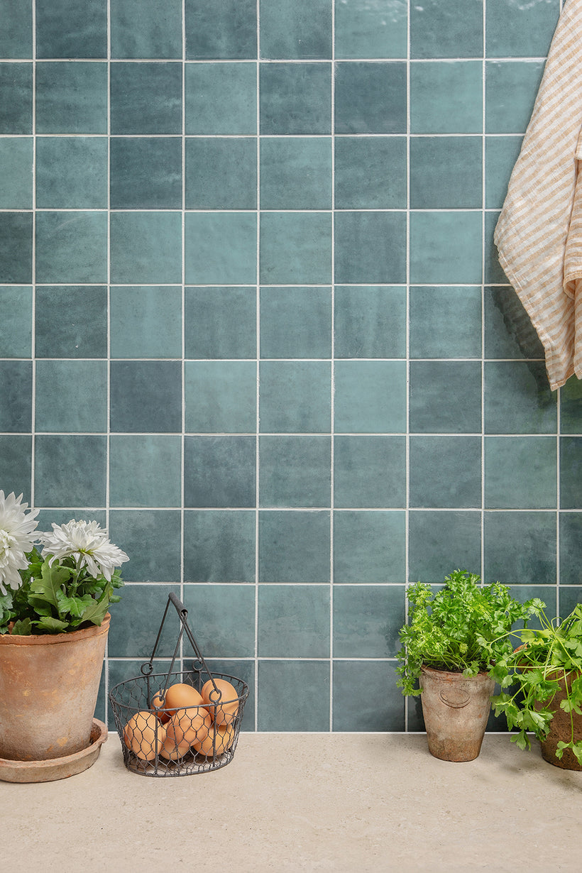 Tangier Navy Blue Gloss Decorative Tiles