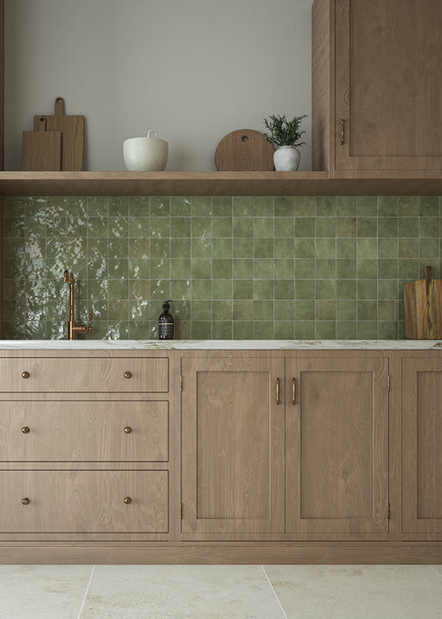 Tangier Sage Green Gloss Decorative Tiles