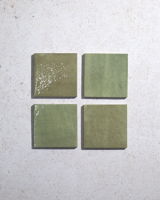 Tangier Sage Green Gloss Decorative Tiles