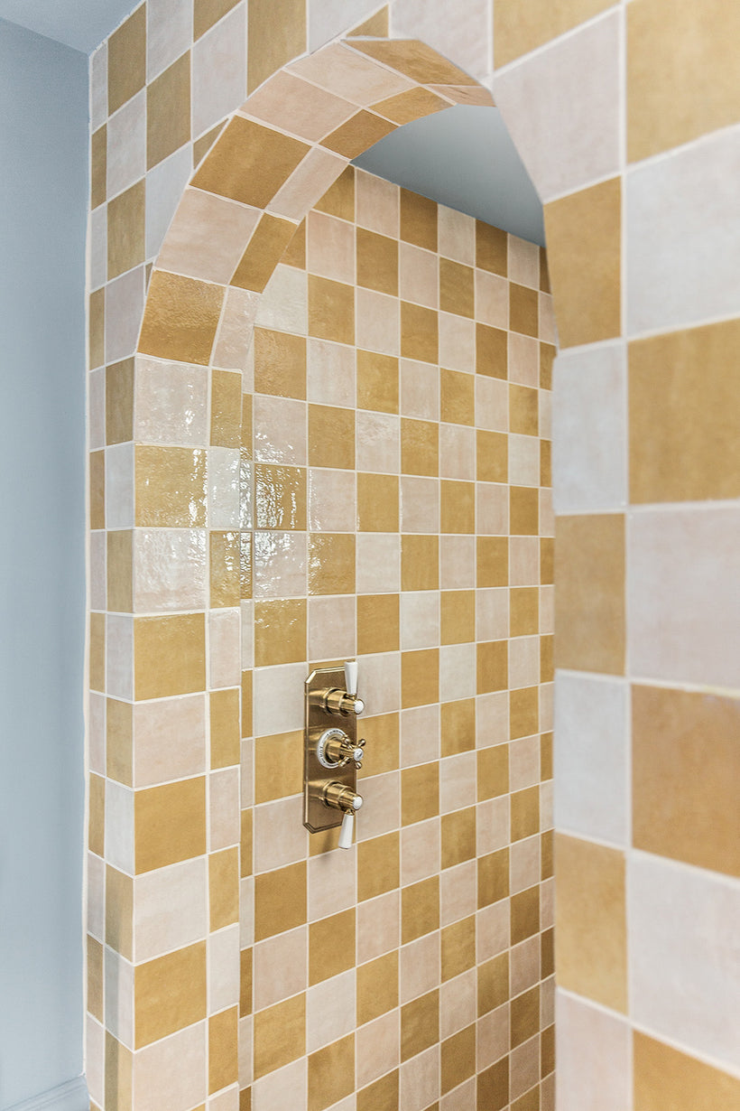 Tangier Blanched Almond Gloss Decorative Tiles