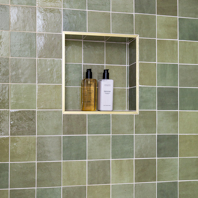 Tangier Sage Green Gloss Decorative Tiles