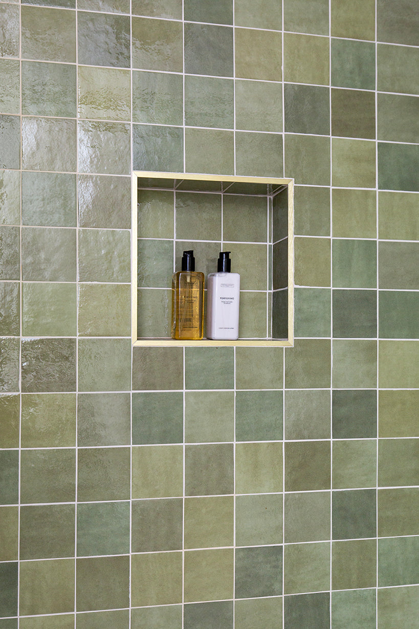 Tangier Sage Green Gloss Decorative Tiles