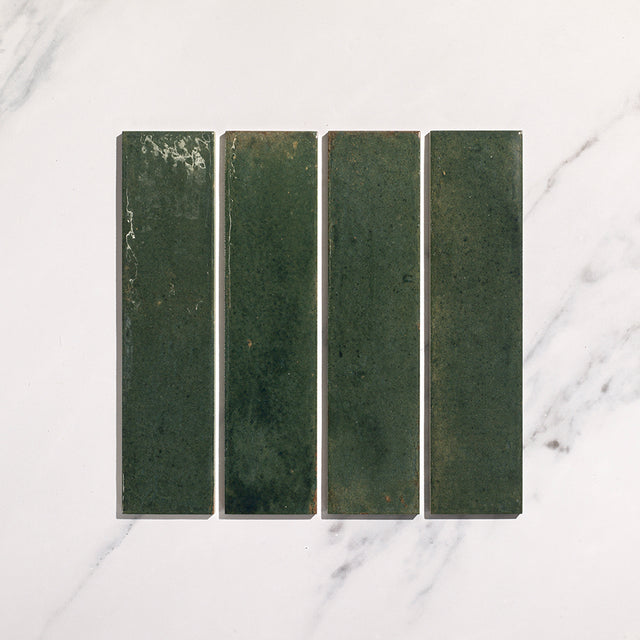 Tanza Green Gloss Metro Tiles
