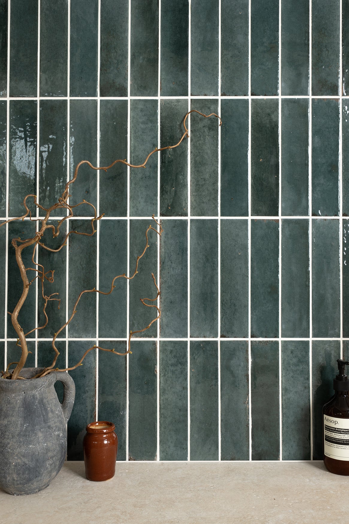 Tanza Blue Gloss Metro Tiles