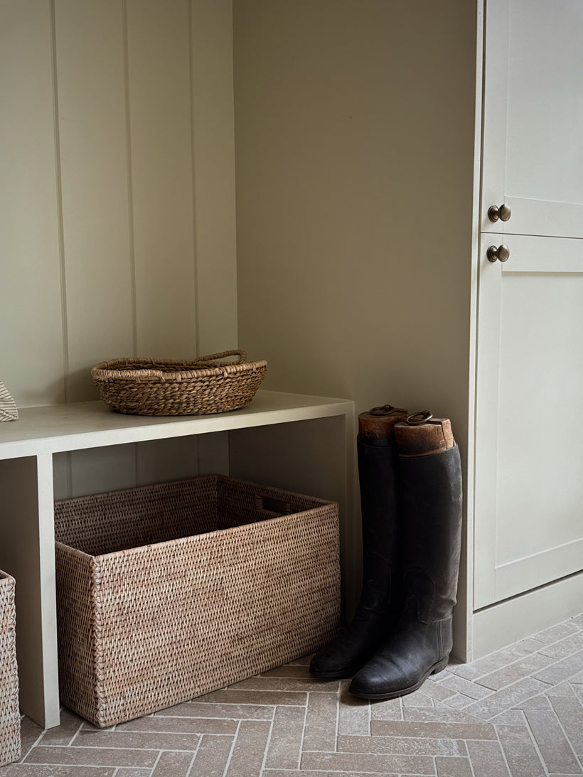 Dijon Seasoned Limestone Herringbone Tiles
