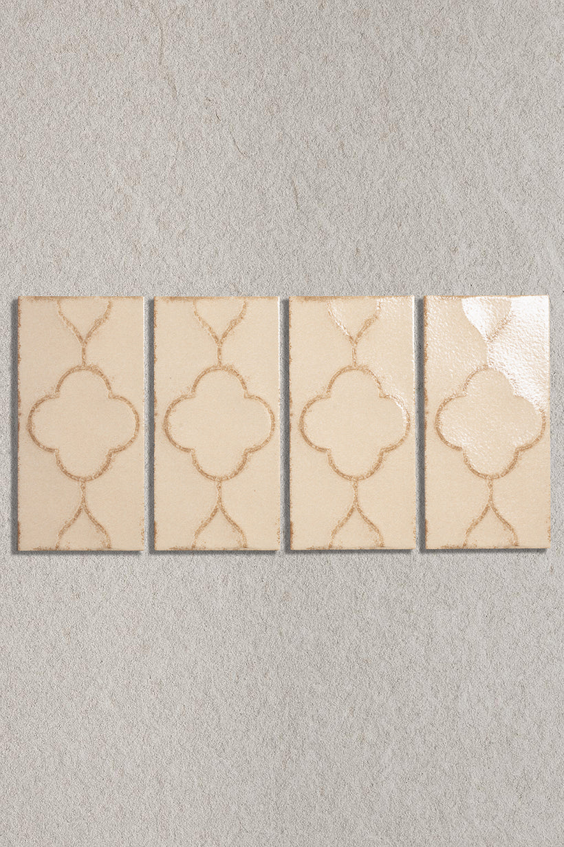 Trixie Clover Blush Decorative Porcelain Tiles