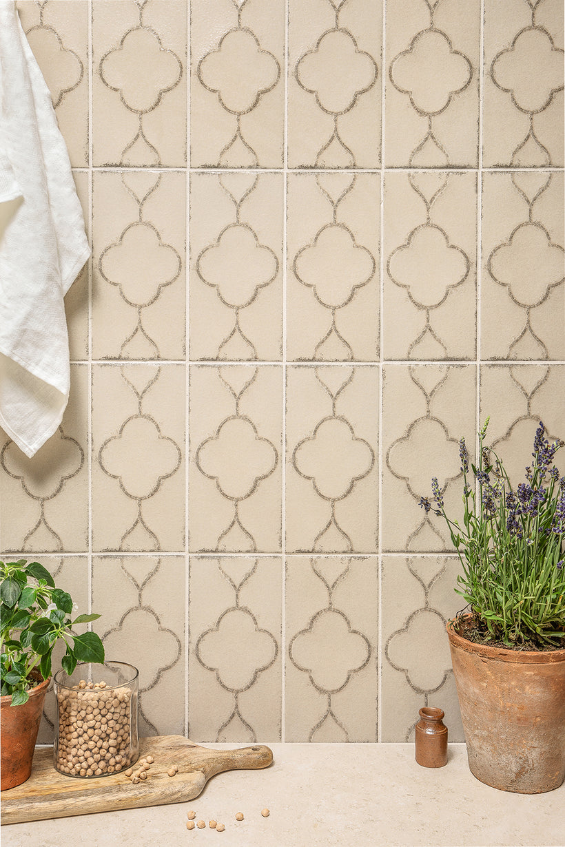 Trixie Clover Fawn Decorative Porcelain Tiles