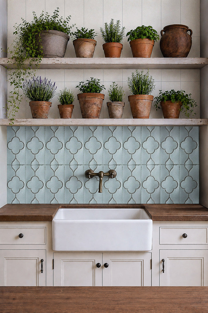 Trixie Clover Sky Decorative Porcelain Tiles