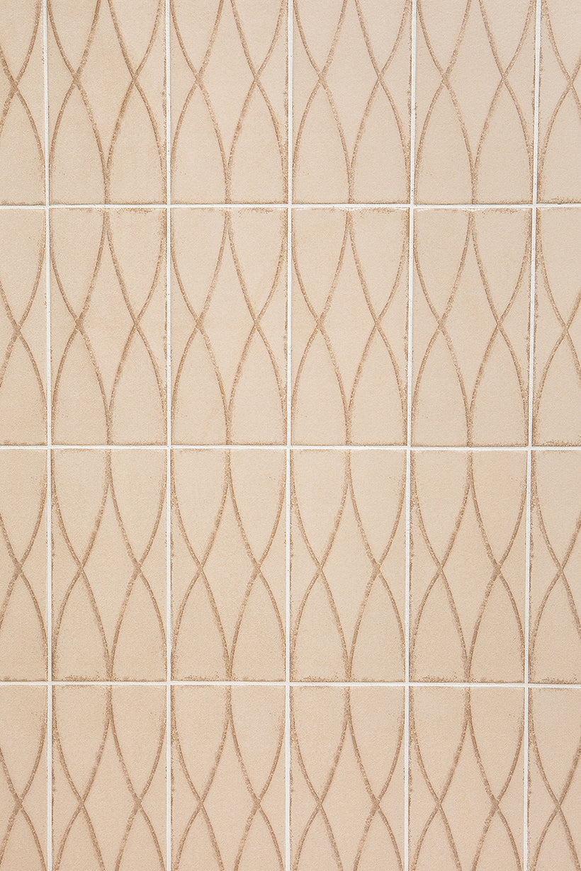 Trixie Weave Blush Decorative Porcelain Tile
