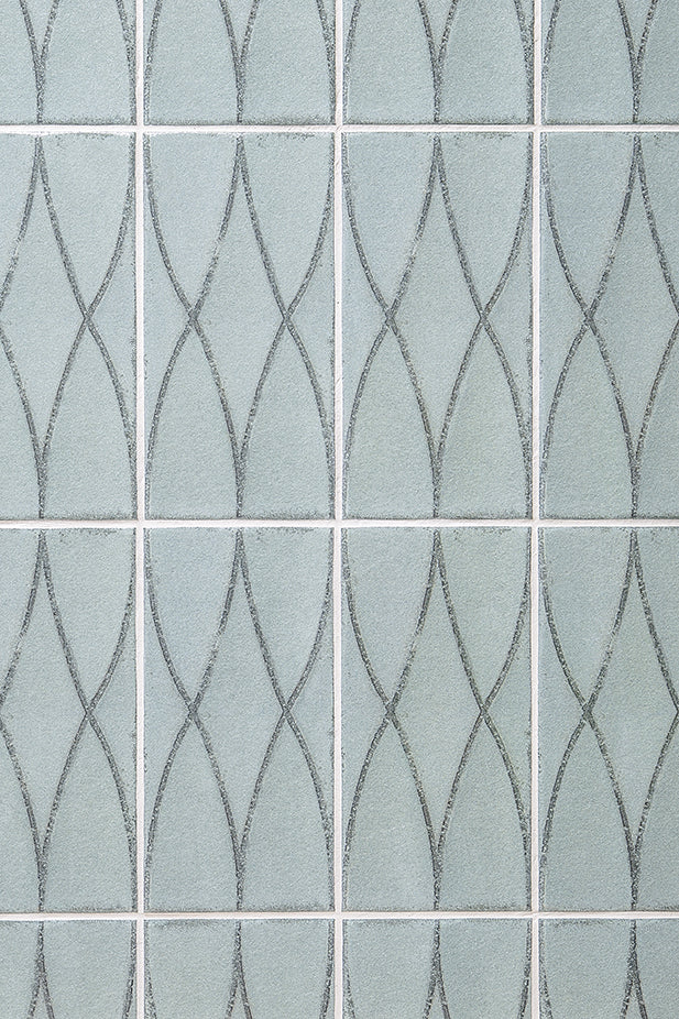 Trixie Weave Sky Decorative Porcelain Tiles