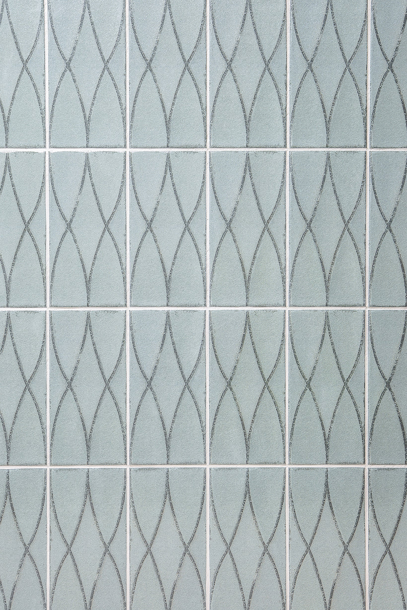 Trixie Weave Sky Decorative Porcelain Tiles