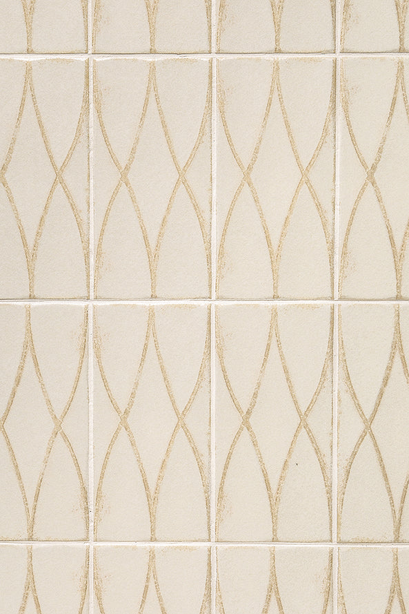 Trixie Weave Vanilla Decorative Porcelain Tiles