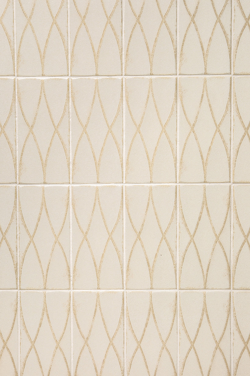 Trixie Weave Vanilla Decorative Porcelain Tiles