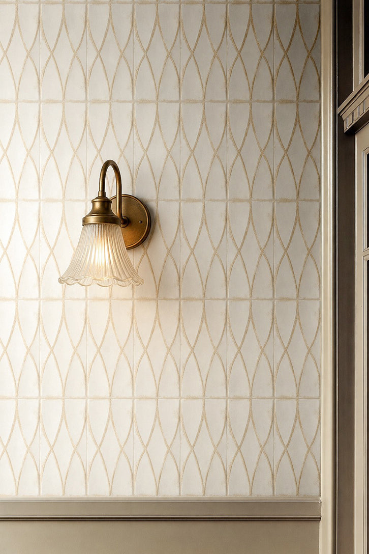 Trixie Weave Vanilla Decorative Porcelain Tiles