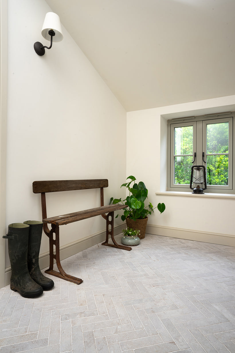 Versailles Softly Aged Herringbone Tiles