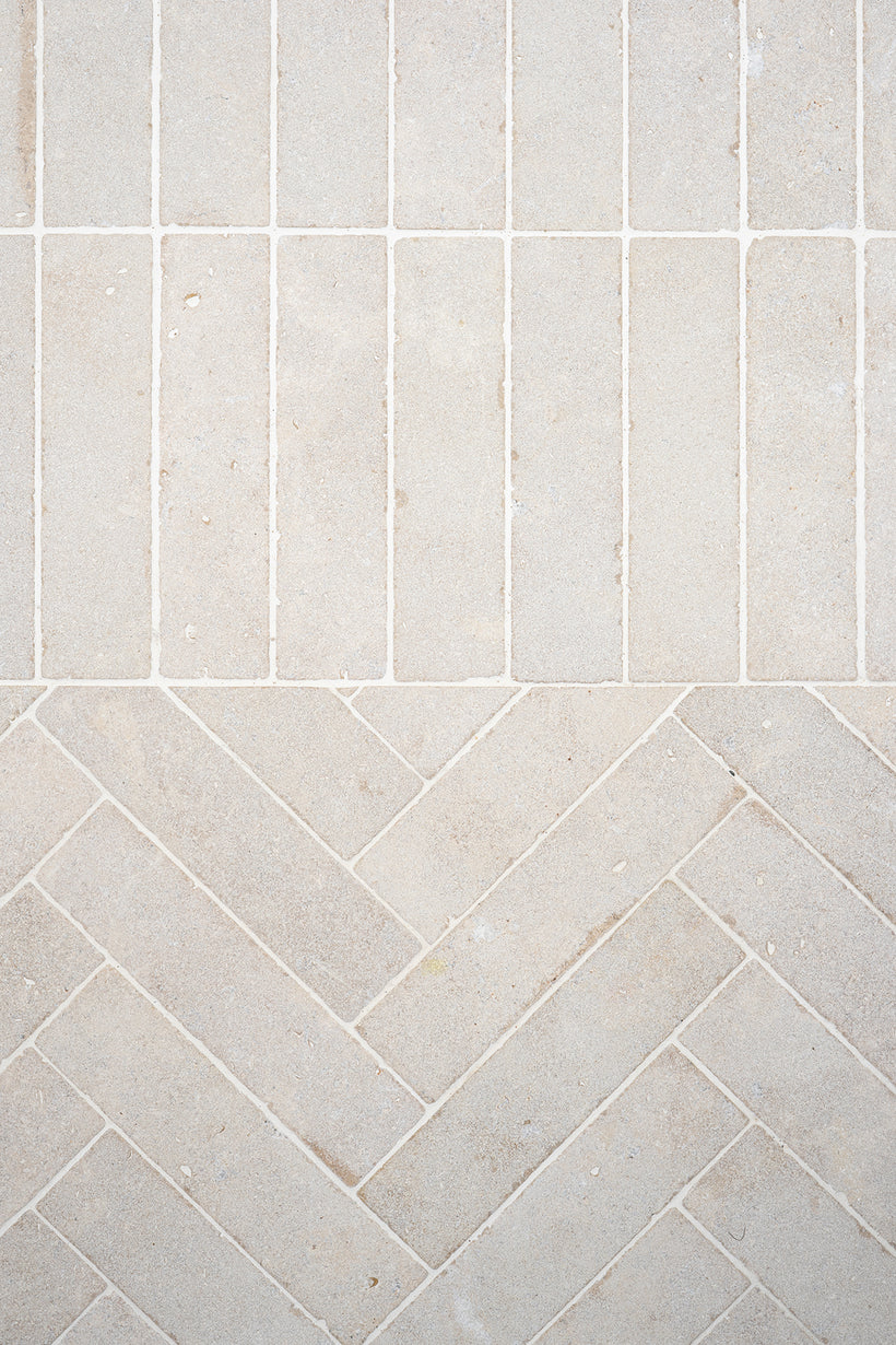 Versailles Softly Aged Herringbone Tiles